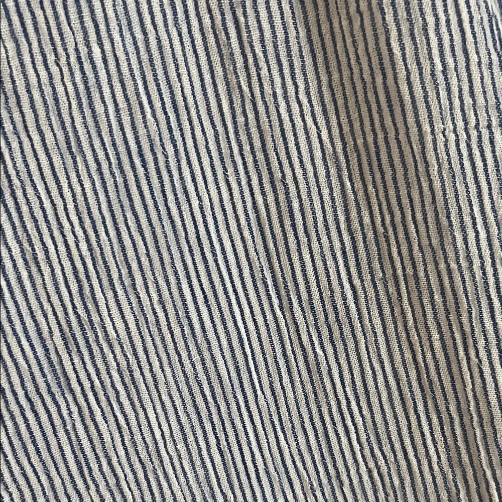 Lauren Ralph Lauren Crushed Cotton Sleeveless Camp Shirt - Size Small - Picture 5 of 6